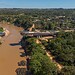 Faltam dois lances finais para unir as margens da Ponte da Sibéria. Foto: Luy Andriel/Deracre