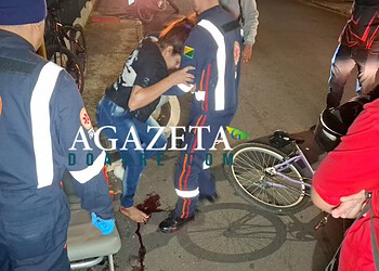 Ciclista fica ferida após colisão com carro em ladeira em Rio Branco