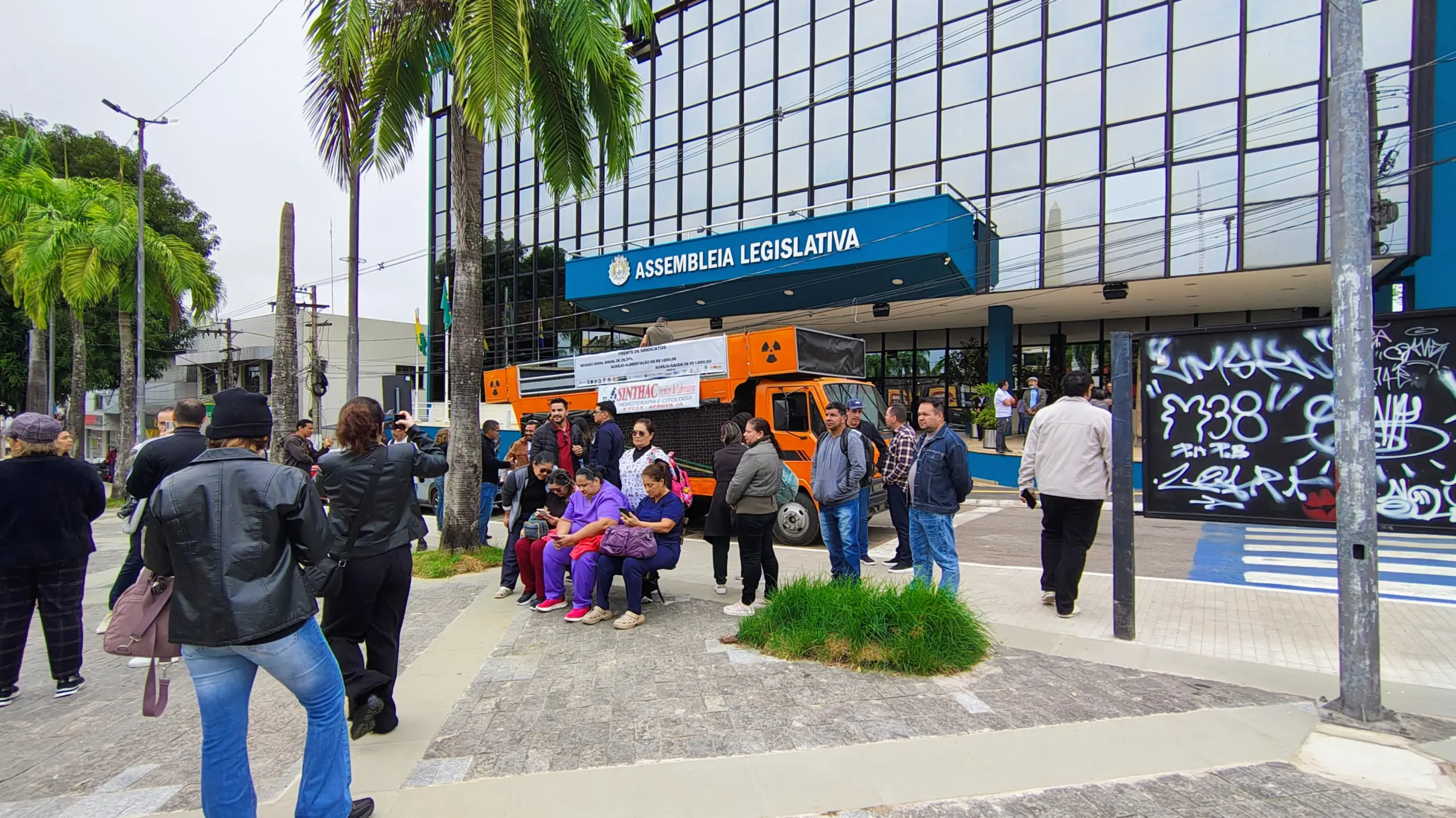 Servidores públicos do Acre fazem paralisação geral por reajuste e valorização 2 Protesto de Servidores Públicos