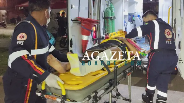Mãe e filho de 6 anos são atropelados por moto enquanto atravessavam faixa de pedestres em Rio Branco