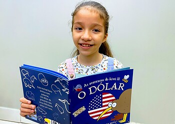 Obra infantil faz parte de uma série criada pela própria autora mirim - Foto: Arquivo pessoal