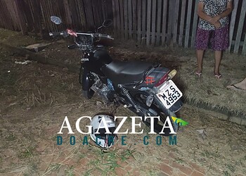 Motociclista sofre fratura após cair em buraco no bairro Valdemar Maciel, em Rio Branco