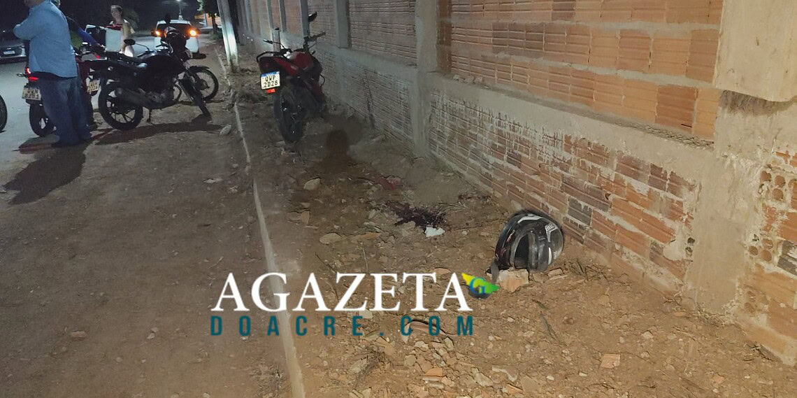 Motociclista morre após colidir contra muro no Parque dos Sábias, em Rio Branco