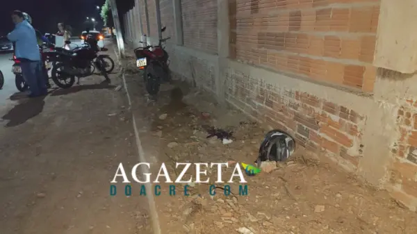 Motociclista morre após colidir contra muro no Parque dos Sábias, em Rio Branco