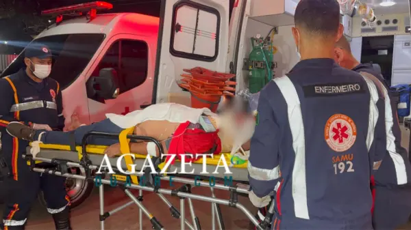 Motociclista embriagado invade contramão, causa acidente e sofre traumatismo craniano em Rio Branco
