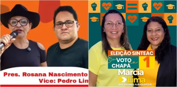 Mais de 11 mil profissionais da Educação vão às urnas nesta sexta para escolher nova presidência do Sinteac