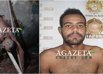 Preso fica entalado em buraco ao tentar fugir do presídio de Rio Branco e é resgatado pelos Bombeiros; VÍDEO