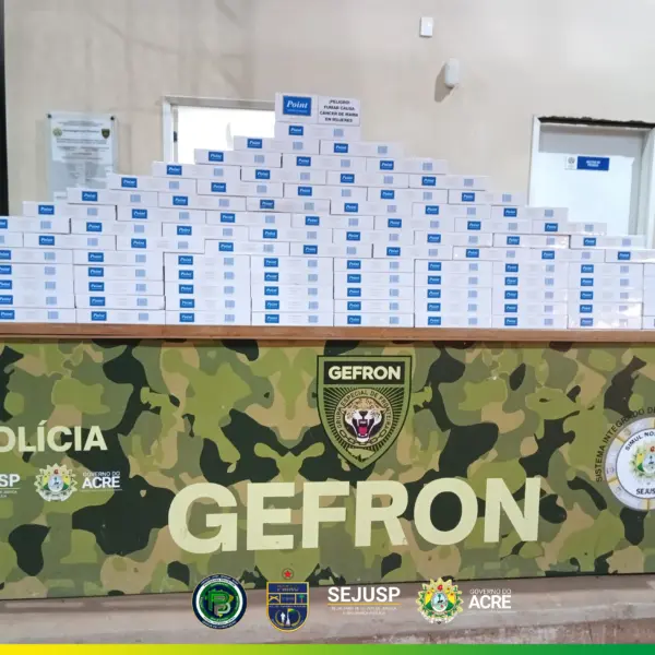 Estudante de medicina é preso com carga de cigarros contrabandeados na BR-364