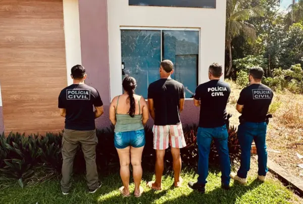 Casal é preso por tráfico de drogas no Acre após investigação sobre furto de moto