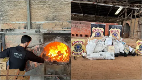 Polícia Federal incinera 400 kg de drogas apreendidas em ações contra o tráfico no Acre