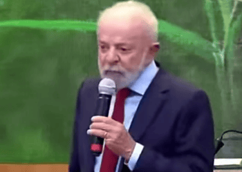 O presidente Luiz Inácio Lula da Silva (PT) participou de evento nesta quarta-feira (25/6) no Ministério de Minas e Energia - (crédito: Reprodução Youtube )