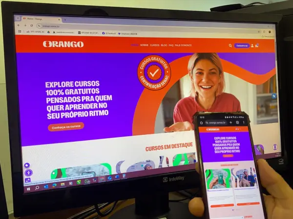 Senac lança Orango, plataforma digital gratuita com cursos voltados para a geração Z