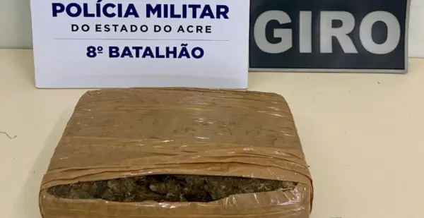 Menor é apreendido com maconha ao tentar transportar droga em táxi na BR-364