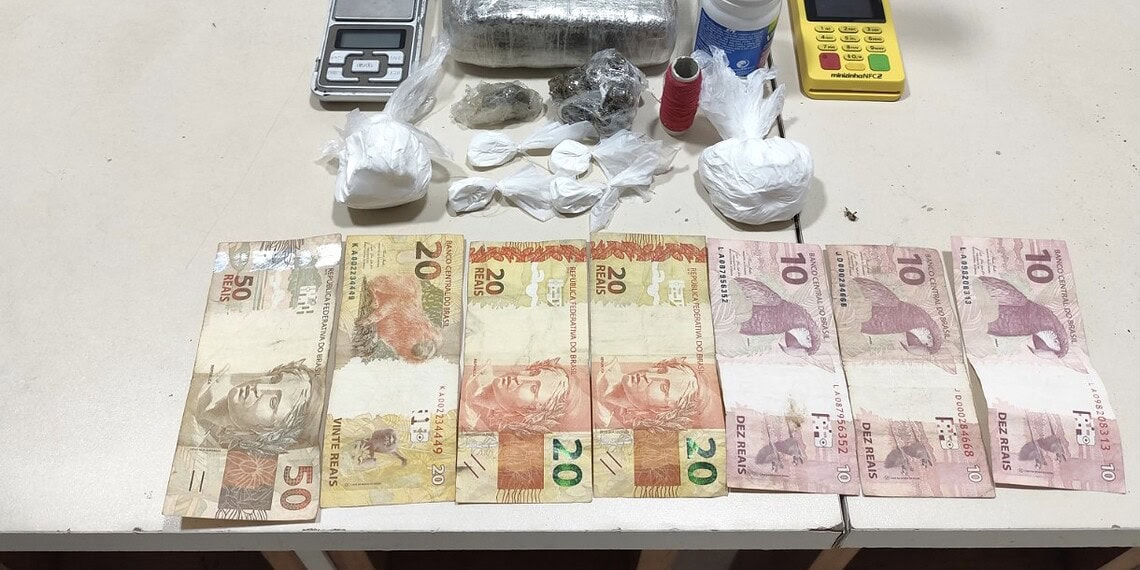 Polícia prende suspeito por tráfico de drogas no ramal da Garapeira
