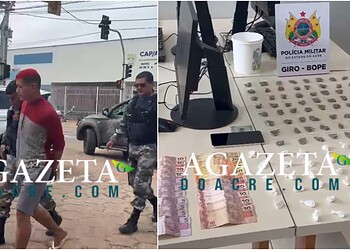Jovem é preso por tráfico após usar R$ 1,2 mil do Bolsa Família na compra de drogas em Rio Branco
