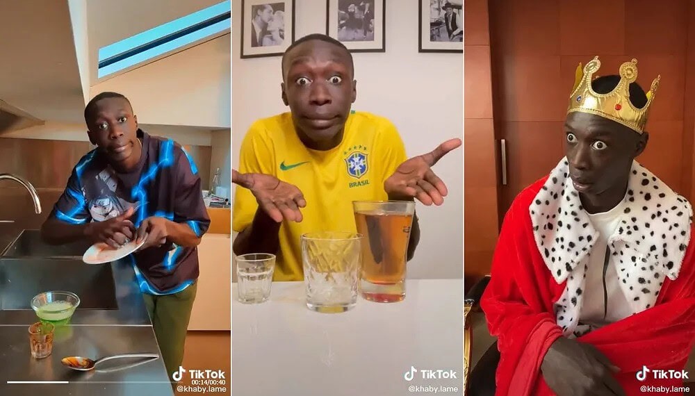Khaby Lame faz vídeos de comédia no TikTok — Foto: Reprodução/TikTok/khaby.lame