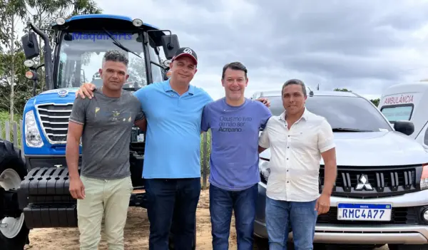 Roberto Duarte destina R$ 740 mil em equipamentos para agricultura e educação em Mâncio Lima