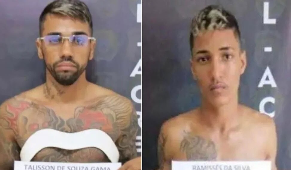 Talisson de Souza Gama e Ramisses da Silva Feitosa foram condenados a mais de 90 anos de prisão - Foto: Reprodução