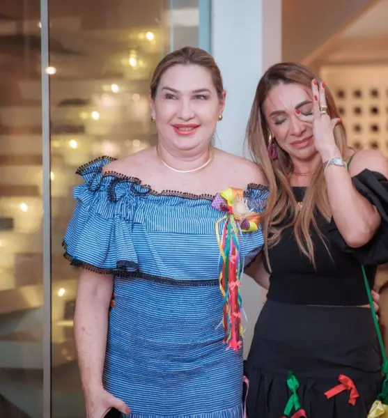 Arraiá surpresa nos domínios de Mercedes Lavocat agita o niver de Joisse Andrade