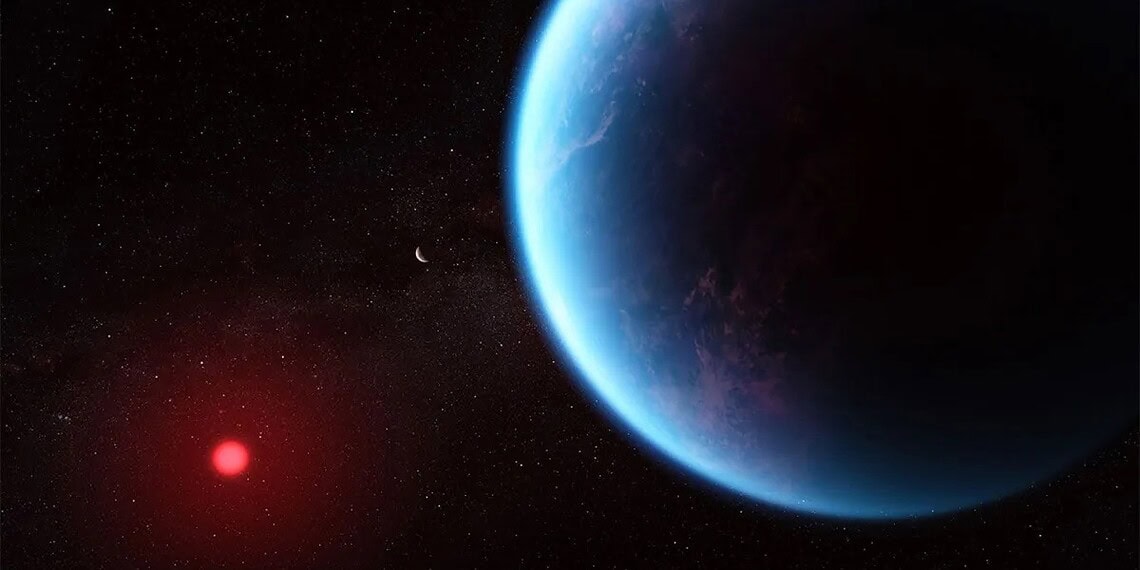 Foto: Nasa/CSA/ESA/J. Olmsted (STScI)/N. Madhusudhan (Cambridge University) via CNN Newsource
