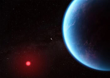 Foto: Nasa/CSA/ESA/J. Olmsted (STScI)/N. Madhusudhan (Cambridge University) via CNN Newsource