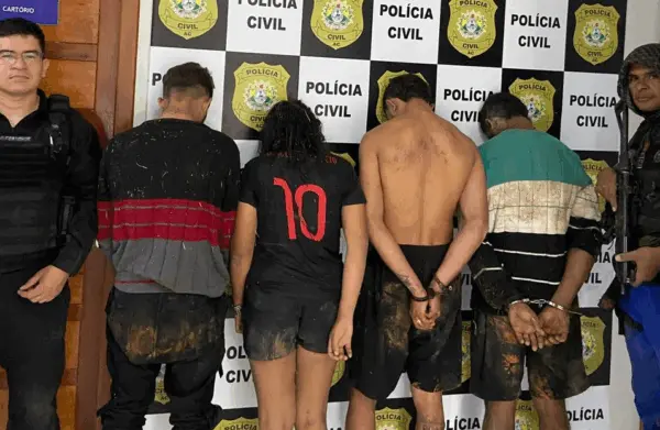 Três são presos e menor que liderava grupo criminoso é apreendido em operação no Acre