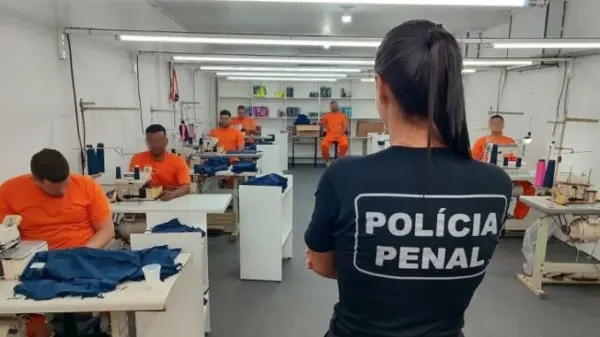 Quase 70% da população prisional do Acre trabalha; índice é o 3º maior do país