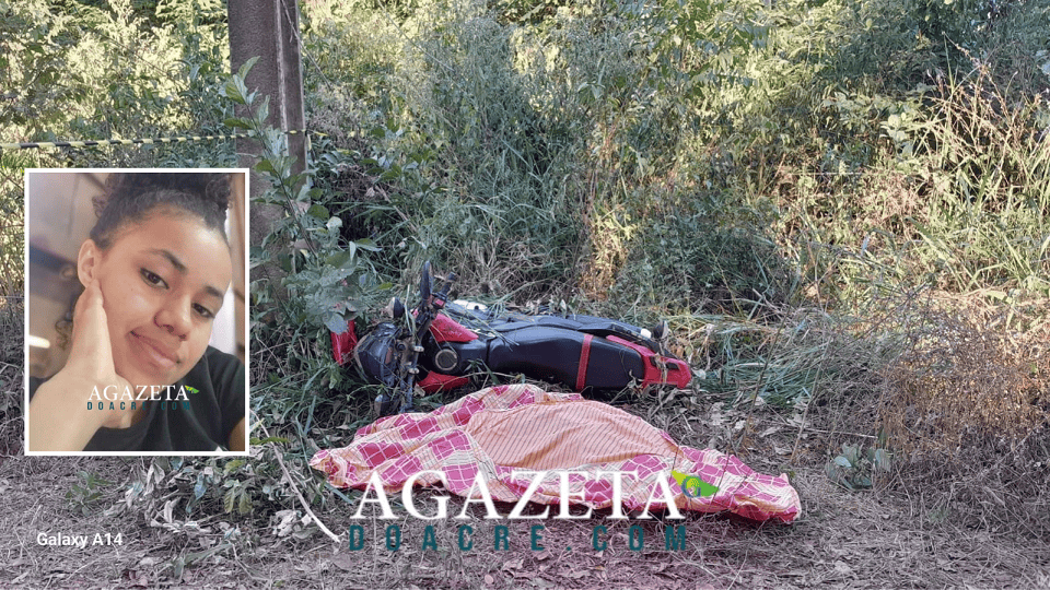 Adolescente de 16 anos morre após bater moto em poste na zona rural de Xapuri
