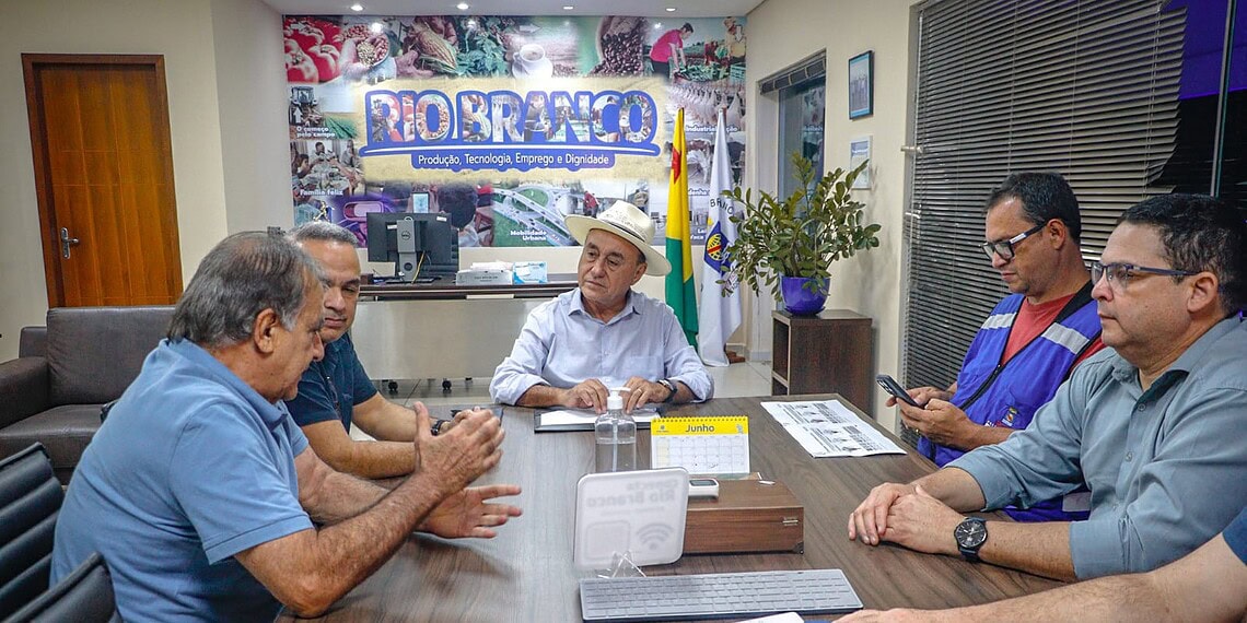 Prefeitura de Rio Branco e governo do Acre alinham projeto integrado de saneamento básico e resíduos sólidos para todo Acre