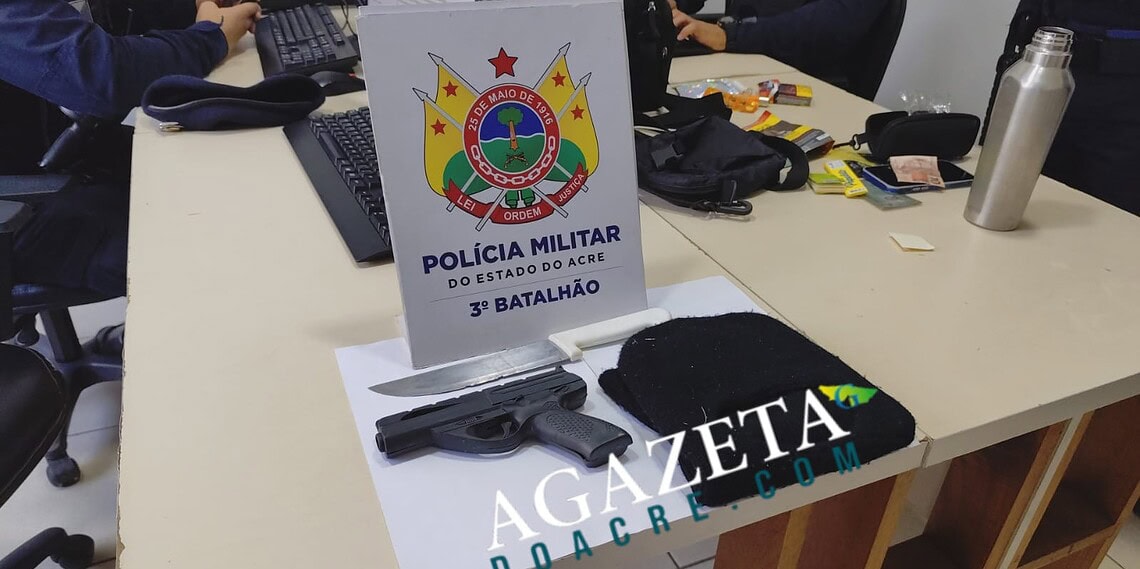 Dupla rouba moto e agride mulher, tenta fugir, cai durante perseguição e acaba presa em Rio Branco