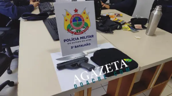Dupla rouba moto e agride mulher, tenta fugir, cai durante perseguição e acaba presa em Rio Branco