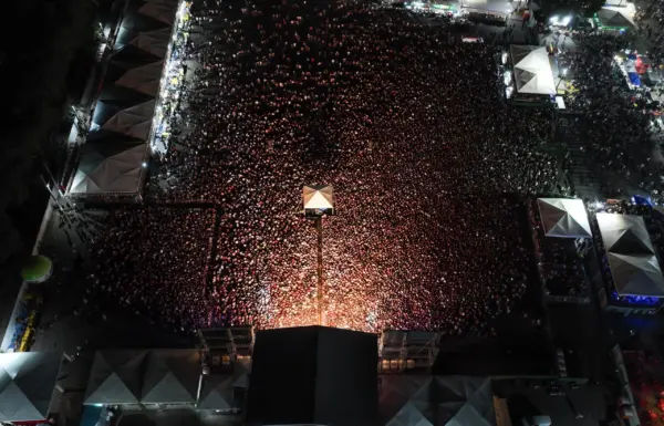 Gusttavo Lima leva multidão para a Arena de Shows da Expoacre 2025, em Rio Branco; VÍDEO