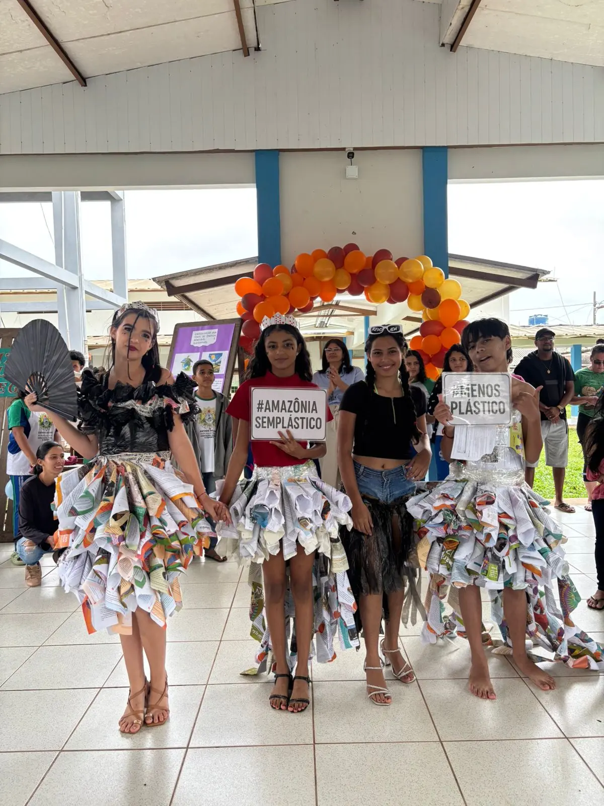 Projeto une arte, educação e conscientização ambiental na escola Reinaldo Pereira
