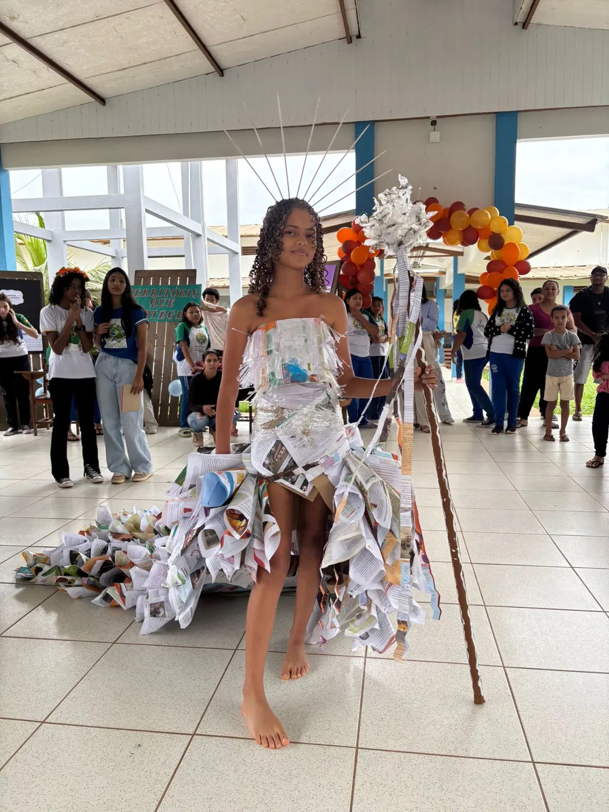 Projeto une arte, educação e conscientização ambiental na escola Reinaldo Pereira