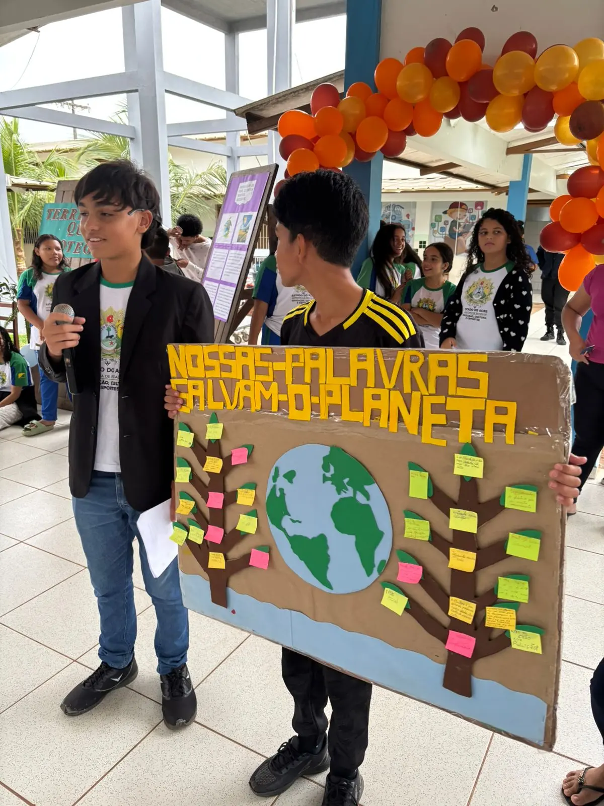 Projeto une arte, educação e conscientização ambiental na escola Reinaldo Pereira
