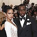Cassie e Diddy no Met Gala em 2015 — Foto: Charles Sykes/Invision/AP