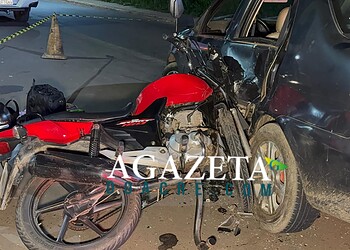 Motorista sem habilitação provoca acidente ao tentar retorno irregular e deixa duas pessoas feridas em Rio Branco