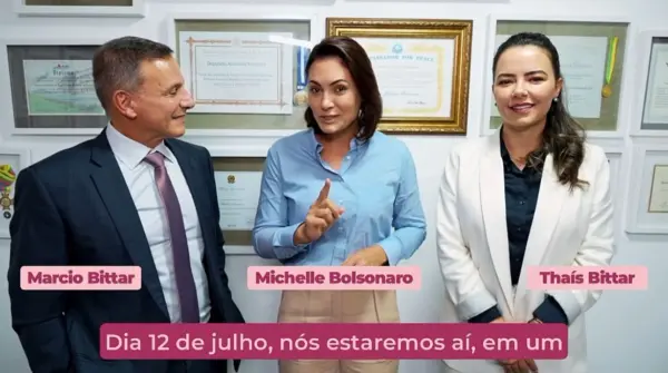 Michelle Bolsonaro confirma vinda ao Acre para encontro do PL Mulher