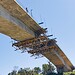 Obra da Ponte da Sibéria entra na reta final com vão central quase fechado. Foto: Gabriel Freire/Deracre