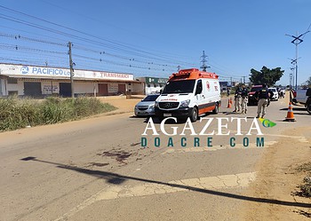 URGENTE: Motociclista morre após ser atropelado por carreta durante ultrapassagem na BR-364, em Rio Branco