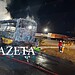 Ônibus escolar que levava grupo de quadrilha junina pega fogo na AC-40, em Rio Branco