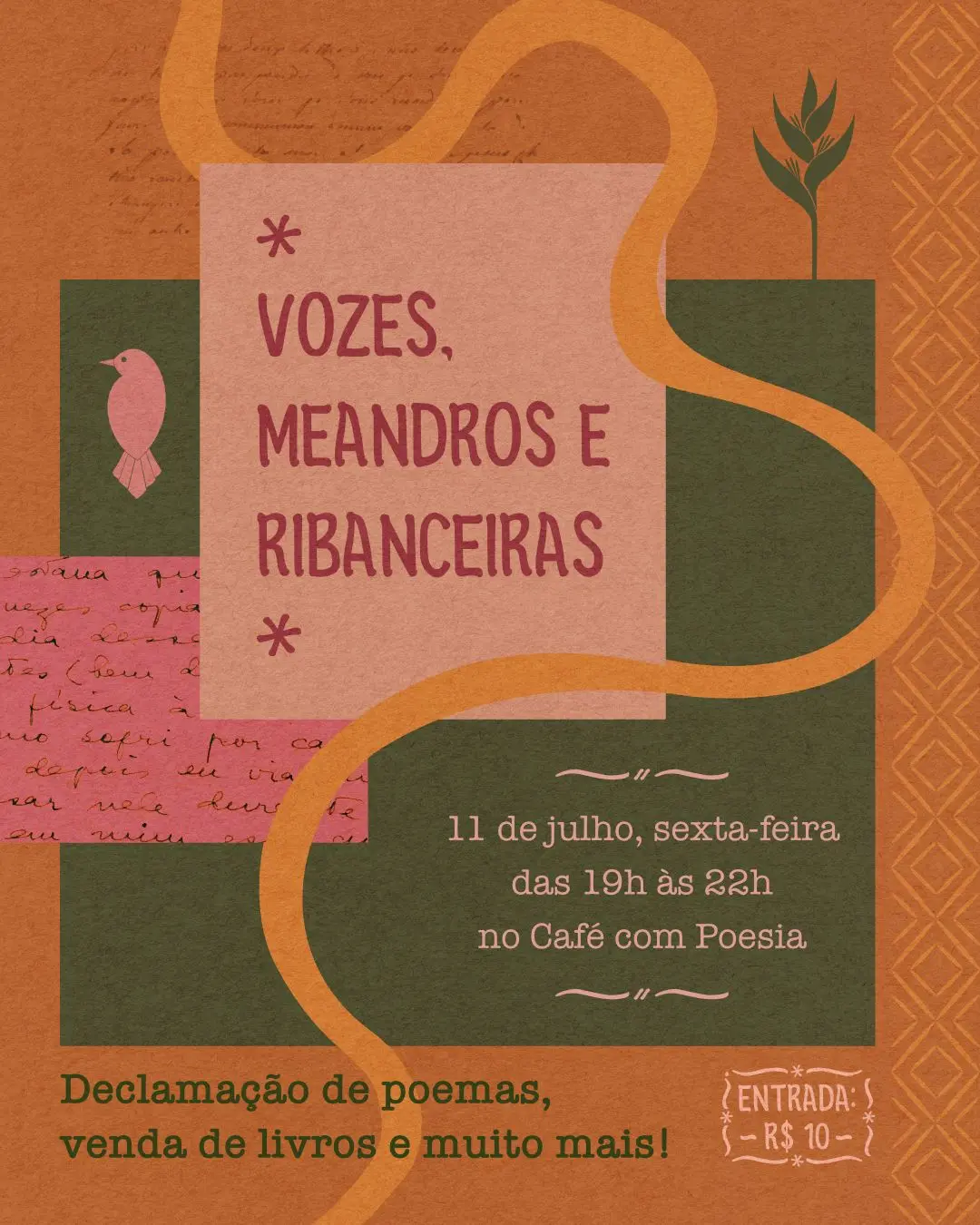 Sarau “Vozes, Meandros e Ribanceiras” promove noite de poesia e encontros literários em Rio Branco 2 Sarau “Vozes, Meandros e Ribanceiras” promove noite de poesia e encontros literários em Rio Branco