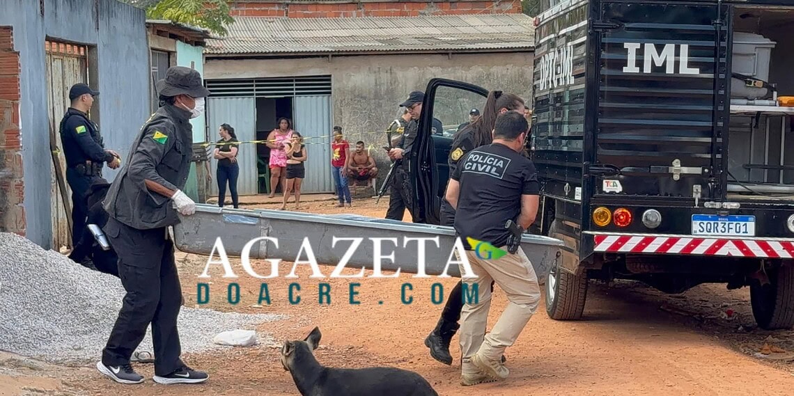 URGENTE: Jovem de 24 anos é executado a tiros em plena luz do dia em bairro de Rio Branco