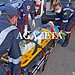 Caminhão e motocicleta colidem durante conversão em via movimentada de Rio Branco; motociclista sofre fratura exposta