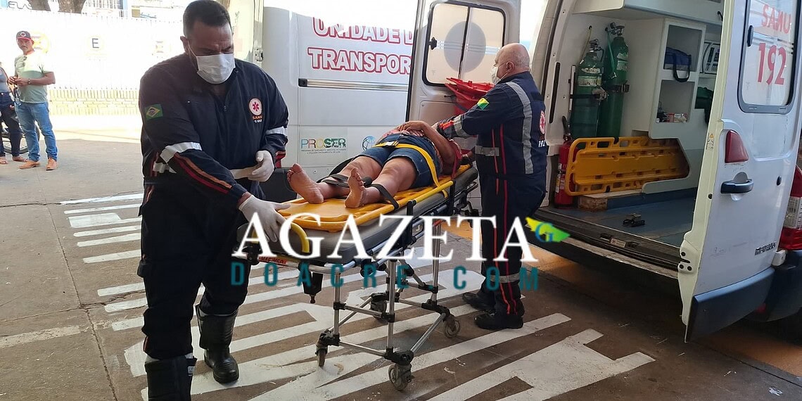 Mulher de 55 anos é atropelada ao atravessar rua no Centro de Rio Branco