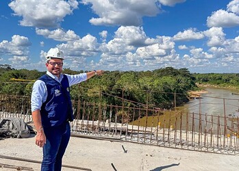 Ponte da Sibéria interligará o primeiro ao segundo distrito de Xapuri - Foto: Luy Andriel/Deracre