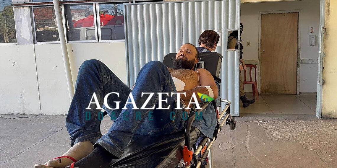 Rifle cai durante trajeto de moto e homem acaba baleado pela própria arma no Acre