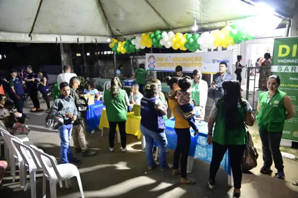 Dia D contra o sarampo mobiliza moradores de Brasiléia em ação preventiva diante de surto na Bolívia