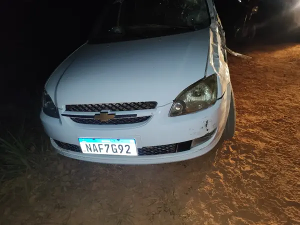VÍDEO: Sequestrado por criminosos, homem é obrigado a dirigir até causar acidente em Rio Branco; pai e filha ficaram feridos