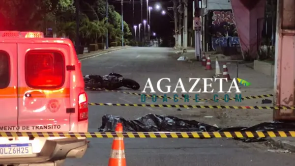 Motociclista colide com poste e morre na Avenida Antônio da Rocha Viana, em Rio Branco